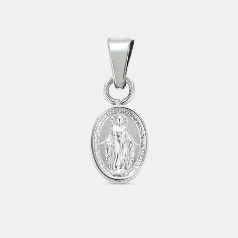 Mini Virgin Mary Silver