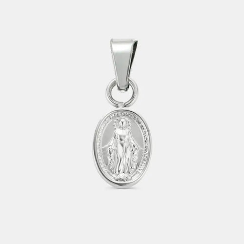 Mini Virgin Mary Silver