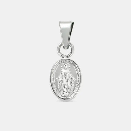 Mini Virgin Mary Silver