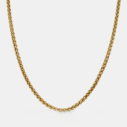 Wheat Chain 3mm Gold