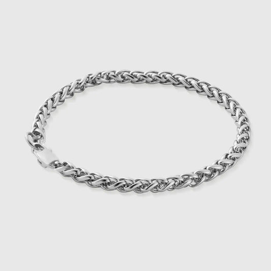 Wheat Bracelet 3mm Silver